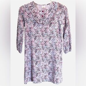 Stitchy Fish Girls Floral Tunic Dress Size 10 Long Sleeve Boutique Dress